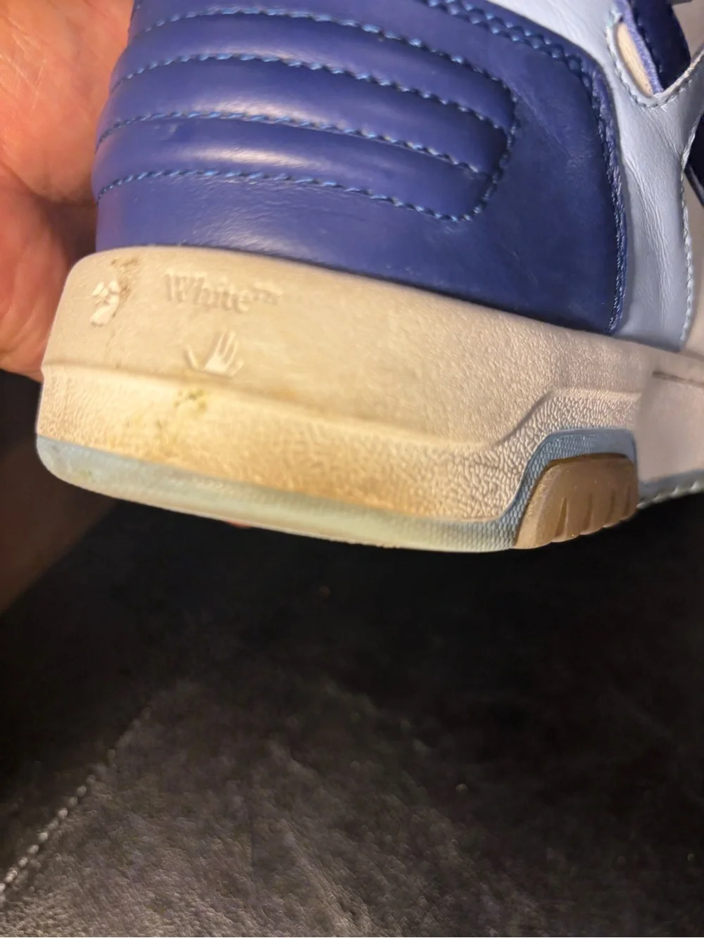 Off-White Out Of Office Blue Sneakers EU 42 US 9 OG All